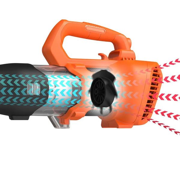 Black+Decker BCBL200L воздуходув садовый аккумуляторный, 18В, 2 Ач, 144 км/ч, 9.6 м3/мин фото