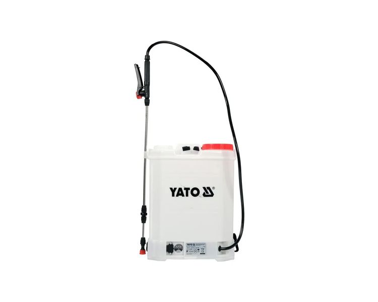 Опрыскиватель аккумуляторный на солнечной батарее YATO YT-86220, 16 л, 12В, 8 Ач фото