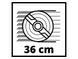 Газонокосарка мережева 1500 Вт EINHELL GC-EM 1500/36, 25-65 мм, 360 мм фото 8