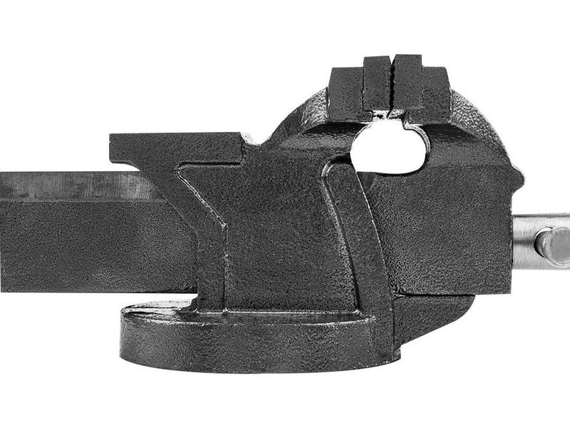 Тиски 100 мм чугунные TOPEX 07A110, раскрытие 75 мм, 4.0 кг фото