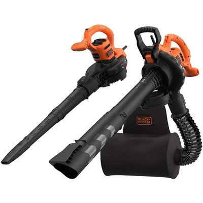 Black+Decker BEBLV290 повітродув-пилосос мережевий з подрібнювачем, 2.9 кВт, 390 км/год фото