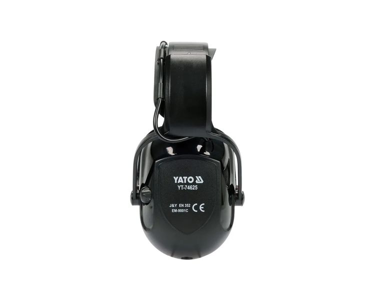 Електронні смарт навушники для захисту слуху YATO YT-74625, SNR 28 дБ, USB, AUX 3.5 мм фото