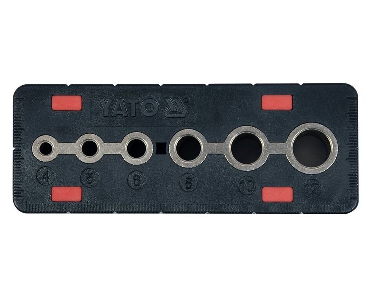 Шаблон для сверления отверстий YATO YT-39700, 4-12 мм фото