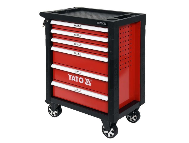Шафа сервісна з інструментами YATO YT-55300, 6 шухляд, 177 предметів фото