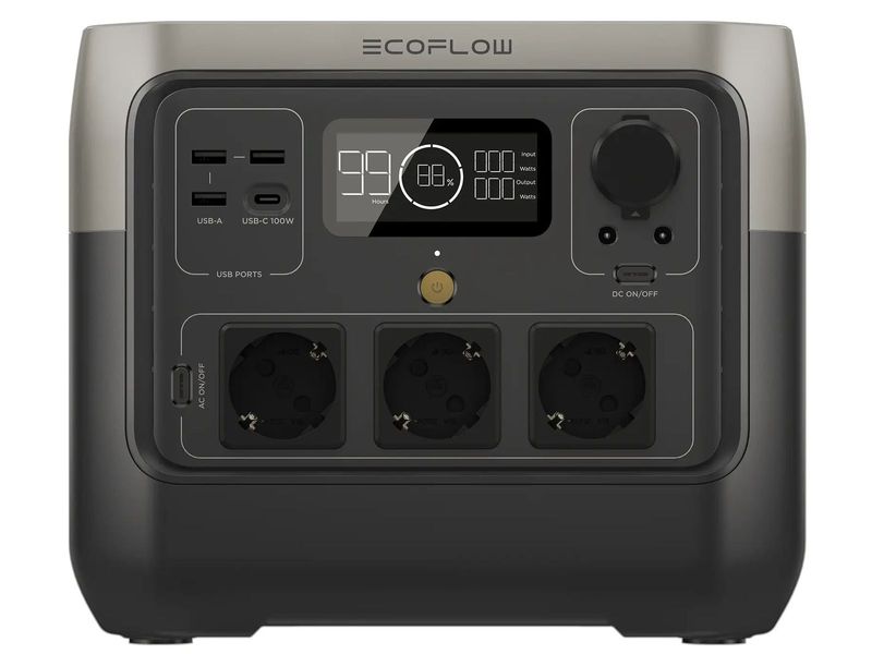 EcoFlow RIVER 2 Pro - акумуляторна зарядна станція 768 Вт·год, до 800 Вт, LiFePO4, Wi-Fi фото