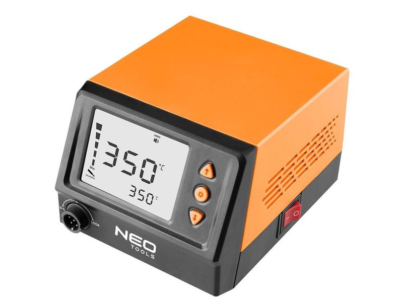 Паяльная станция Neo Tools SL1 (19-200), 60 Вт, 180-450 °С, ЖК дисплей, ESD защита, автоматическое отключение фото