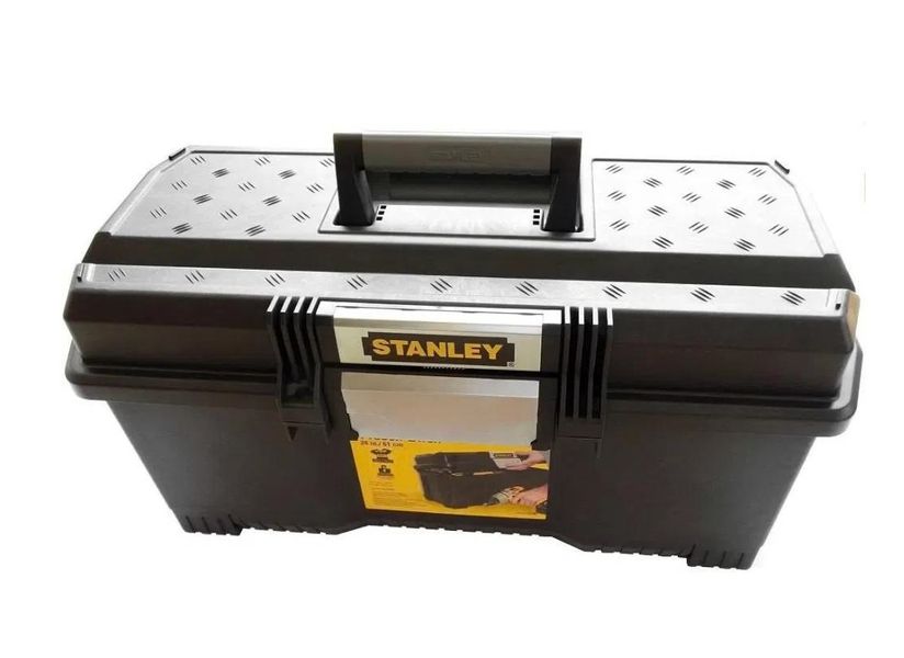 Ящик профессиональный сверхпрочный, из структулена STANLEY "One Latch™", 24'', 60x28x28 см фото