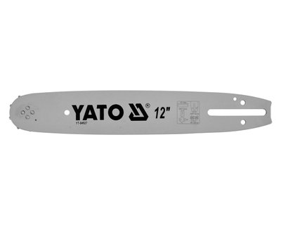 Шина до бензопили 30 см YATO YT-84927, паз 1.3 мм, для ланцюга на 44 ланки, крок 3/8″ фото