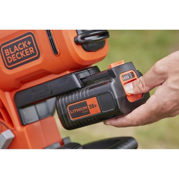 Black+Decker BCBLV3625L1 воздуходув садовый аккумуляторный, 36В, 2 Ач, 270 км/ч фото