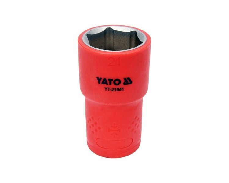 Головка торцевая диэлектрическая YATO М21, 1/2", 55/38 мм, VDE до 1000 В фото