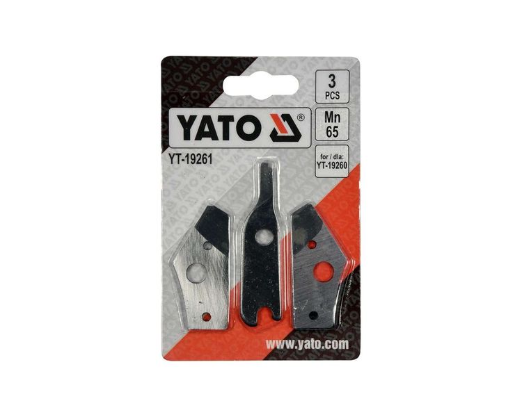 Змінні леза для матричних ножиць YATO YT-19260, 3 шт фото