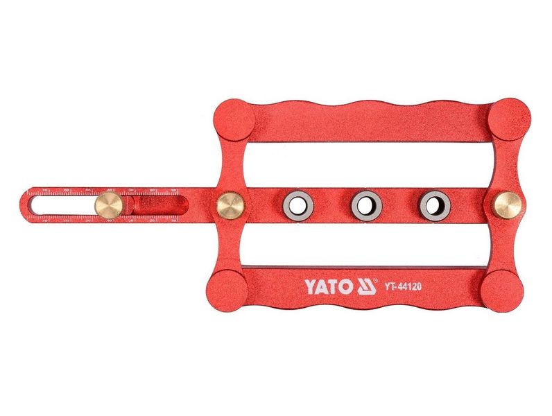 Кондуктор для шкантових з'єднань YATO YT-44120 самоцентруючий, 6-8-10 мм фото