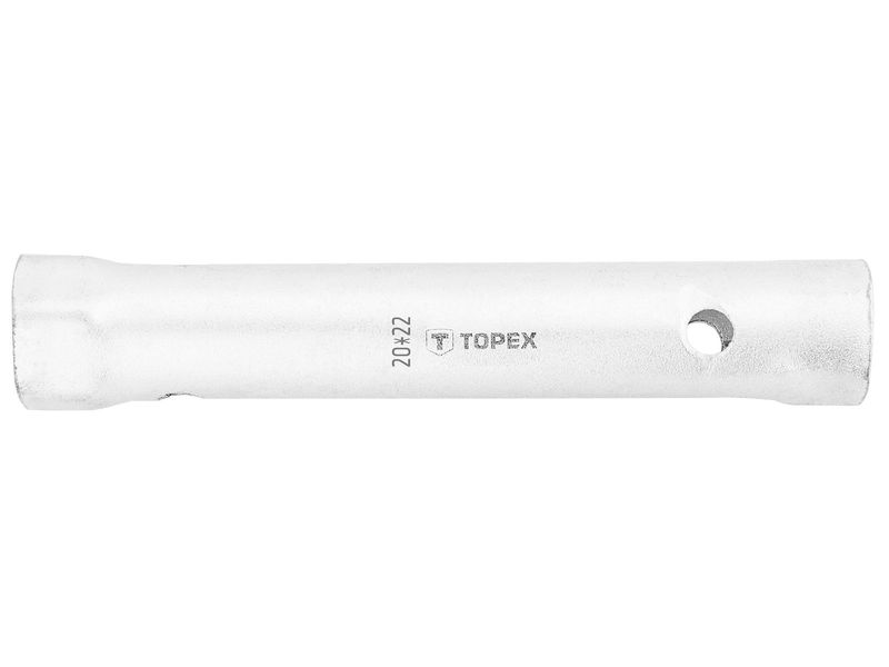 Ключ торцевой трубчатый двухсторонний 20х22 мм TOPEX 35D937, 170 мм фото