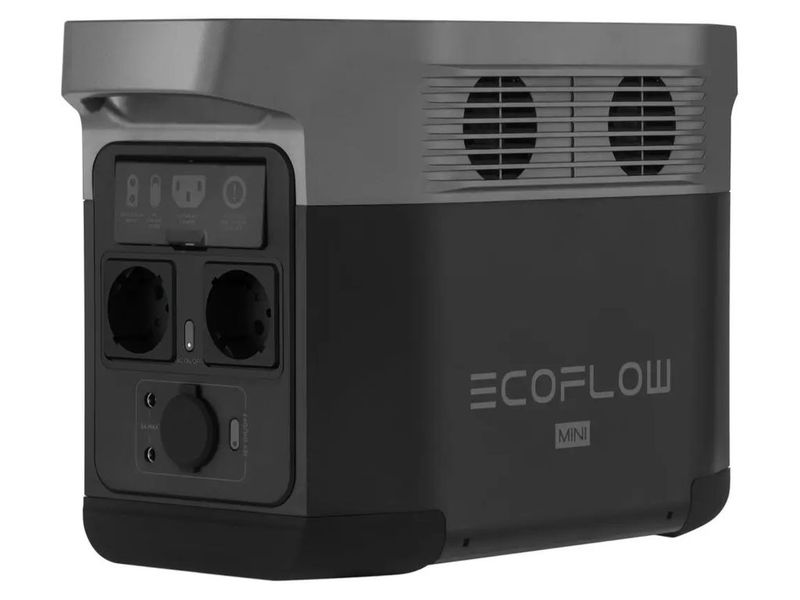 EcoFlow DELTA mini - аккумуляторная зарядная станция 882 Вт·ч, до 1400 Вт, Wi-Fi фото