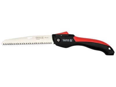 Ножівка садова розкладна лезо 180 мм YATO YT-87725, сталь SK5, 7 TPI фото