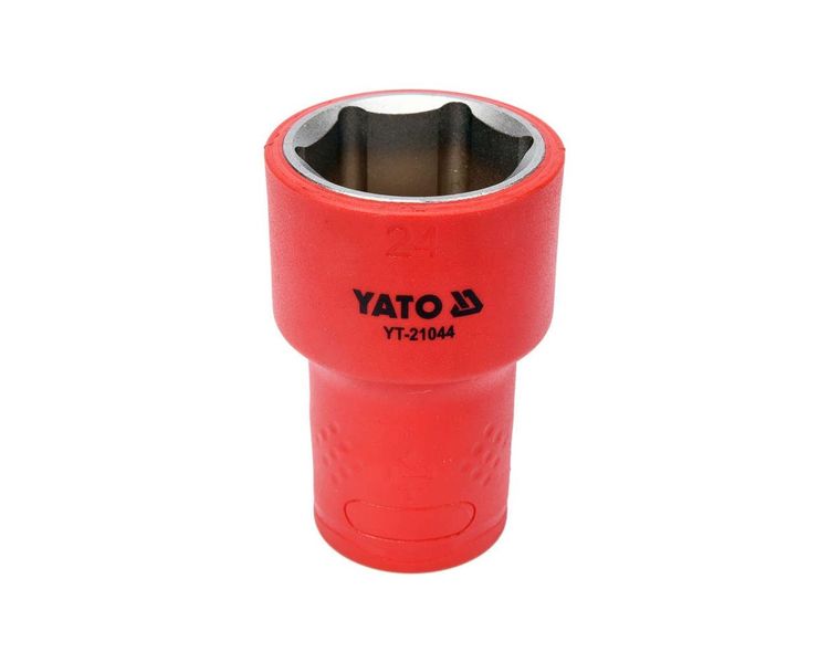 Головка торцевая диэлектрическая YATO М24, 1/2", 60/38 мм, VDE до 1000 В фото