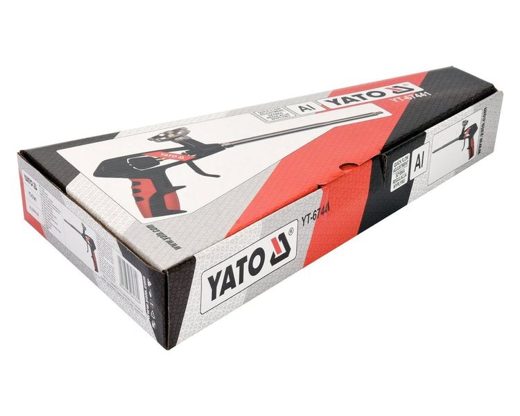Пистолет для монтажной пены YATO YT-67441, алюминиевый корпус фото