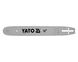 Шина для бензопили 14″ (36 см) YATO YT-849311, товщина 1.5 мм, для ланцюга на 60 ланок, крок 0.325″ фото 1