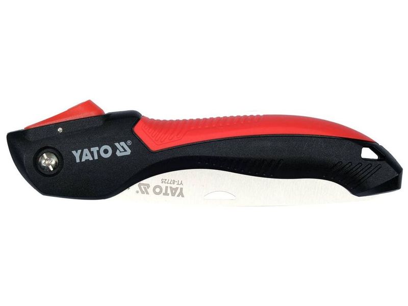 Ножовка садовая раскладная лезвие 180 мм YATO YT-87725, сталь SK5, 7 TPI фото