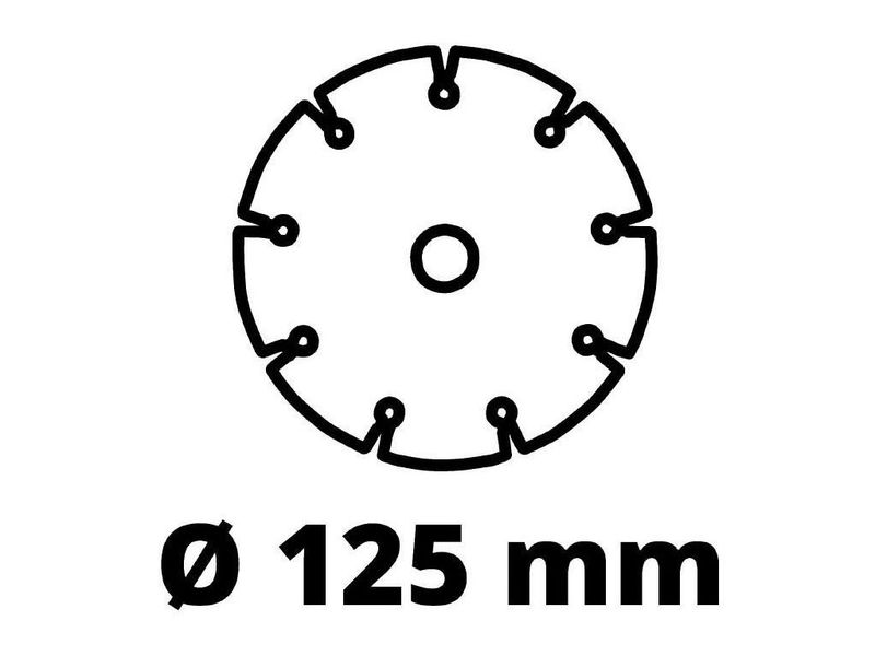 Штроборез EINHELL TE-MA 1500, диски 125 мм, 1500 Вт, ширина бороздки 8-30 мм, глубина до 30 мм. фото