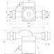 Насос циркуляційний для опалення Optima OP25-40-180, 71 Вт, різьба G 1 1/4", 10 бар, 180 мм фото 6