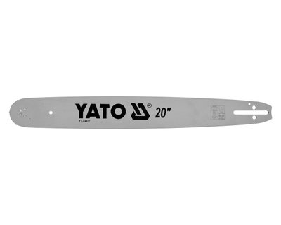 Шина для бензопилы 50 см YATO YT-84937, паз 1.5 мм, для цепи на 76 звеньев, шаг 0.325″ фото