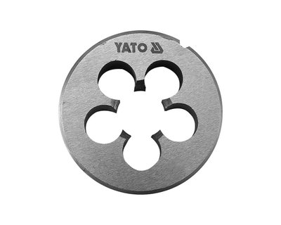 Плашка М6 х 1.0 мм YATO YT-2963, Ø 20 мм, товщина 7 мм, сталь HSS М2, 20 г фото