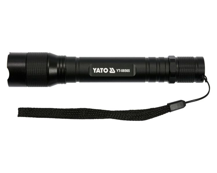 LED фонарь YATO YT-08565 на батарейках, 3 Вт, 200 Лм, 29х160 мм фото