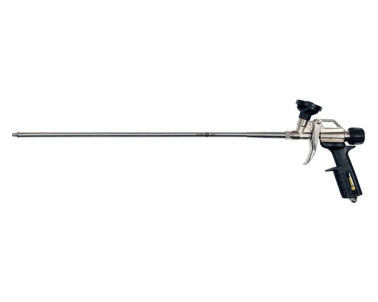 Пистолет для монтажной пены удлиненный VOREL 09165, алюминий фото