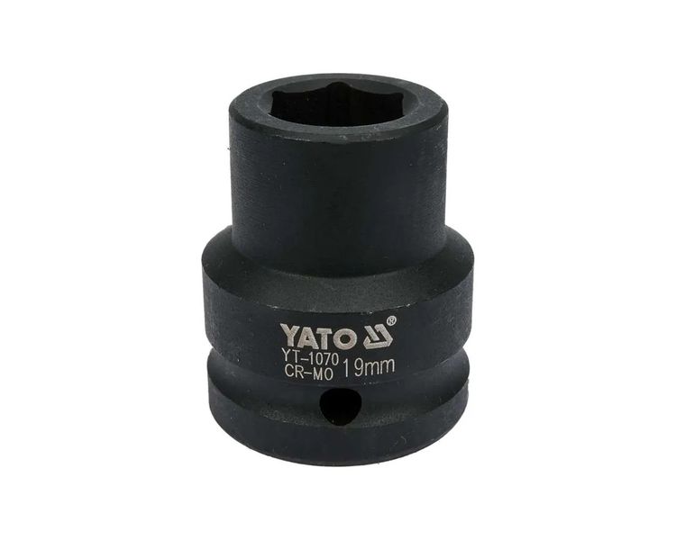 Головка ударна М19 шестигранна YATO YT-1070, 3/4", 50 мм фото
