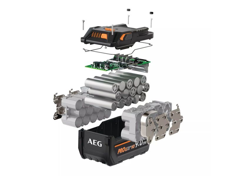 Акумуляторна батарея 9 Аг AEG PROLITHIUM-ION™ HD L1890RHD, 18В фото