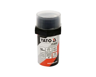 Нитка ущільнююча для різьбових з'єднань YATO YT-29220, 50 м, тиск 15 Bar фото