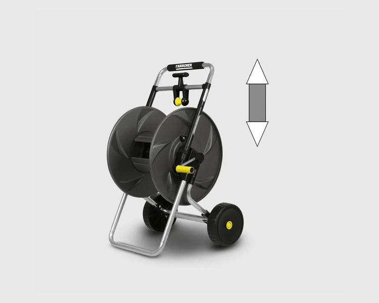 Котушка на колесах для садових шлангів Karcher HT 80 M, 1/2"-80 м, 5/8"-60 м, 3/4"-40 м фото