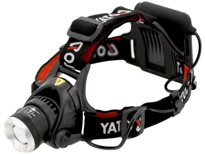 LED ліхтар на чоло YATO YT-08591 на батарейках, 10 Вт, 450 Лм, 3 режими фото