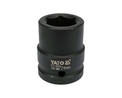Головка ударная М24 шестигранная YATO YT-1074, 3/4", 50 мм фото