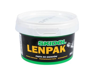 Паста-герметик сантехнічна для різьби LENPAK 86752, 360 гр фото