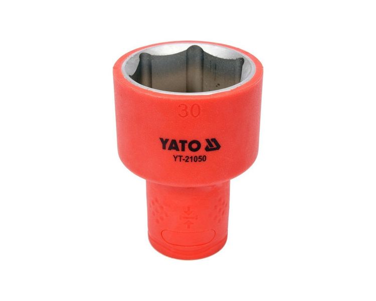 Головка торцевая диэлектрическая YATO М30, 1/2", 60/38 мм, VDE до 1000 В фото