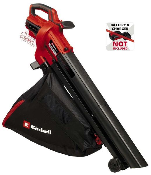 Einhell VENTURRO 18/210 (3433625) садовый аккумуляторный пылесос для листьев, 18В, 210 км/ч (копус) фото