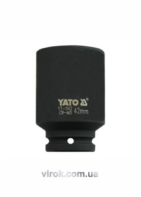 Головка ударная шестигранная YATO 3/4" М42, 90 мм фото