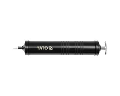 Шприц ручний для відсмоктовування оливи YATO YT-0708, 0.5 л фото