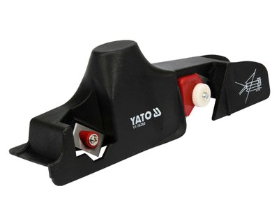 Рубанок для знімання фаски г/к плит YATO YT-76260, 2 леза, для плит 9.5-15 мм фото