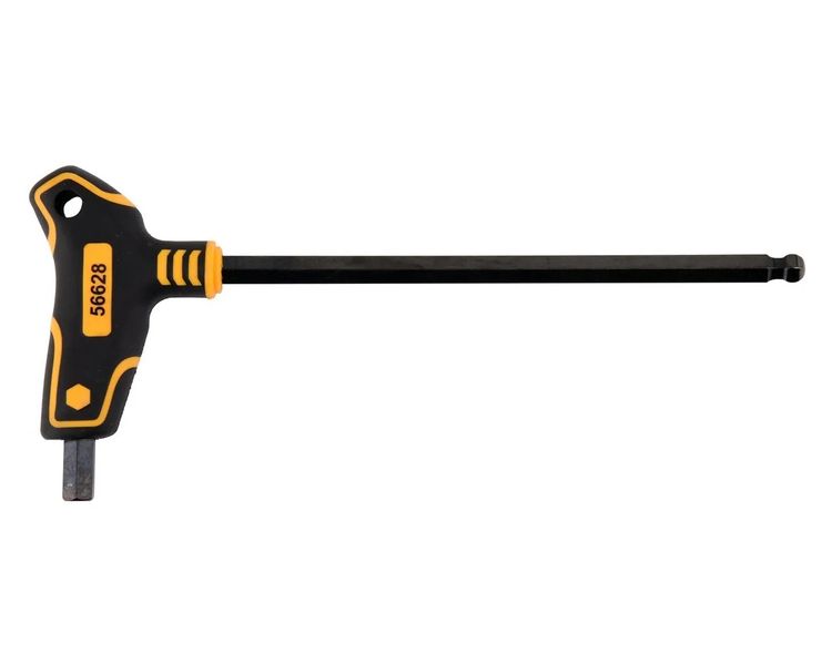 Ключ имбусовый 7 мм с шариком Т-образный VOREL 56626, 111х200 мм, CrV фото