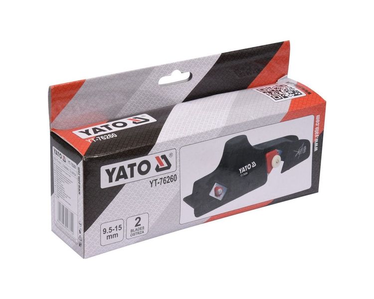 Инструмент для снятия фаски ГВЛ плит YATO YT-76260, 2 лезвия, для плит 9.5-15 мм фото