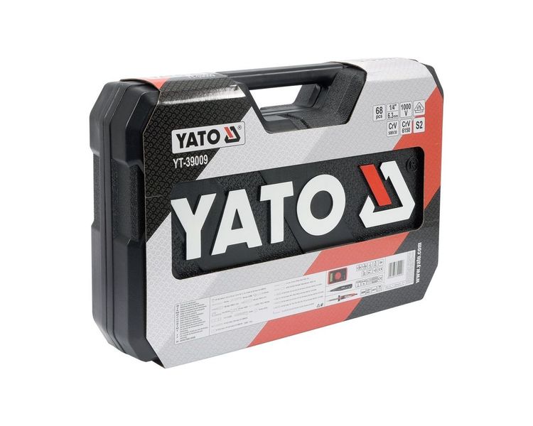 Набір інструментів для електриків YATO YT-39009, 68 предметів фото