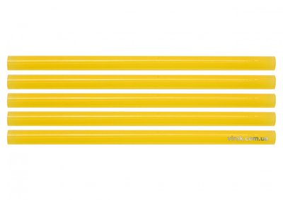 Стрижні клейові жовті YATO, 11.2х200 мм, 5 шт. фото