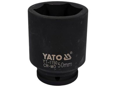 Головка ударна М50 шестигранна YATO YT-1150, 3/4", 90 мм фото