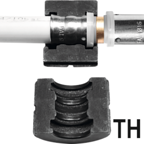 Прес-кліщі обтискні гідравлічні для пластикових труб PEX YATO YT-21759, 16-32 мм, матриці U/TH фото
