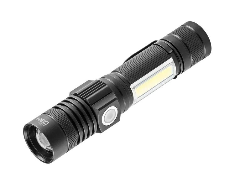 LED фонарь аккумуляторный 4 режима 800 Лм NEO TOOLS 99-033, 10 Вт, 2 Ач фото