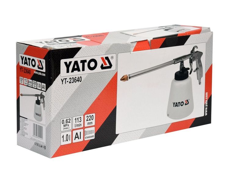 Пистолет пневматический для активной пены YATO YT-23640, 1 л фото