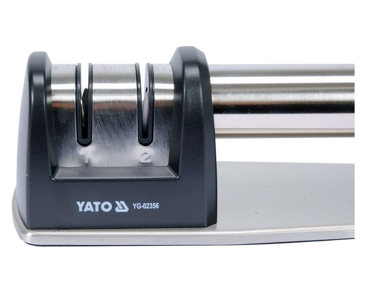Точилка для ножів ручна YATO YG-02356, керамічні + сталеві фото